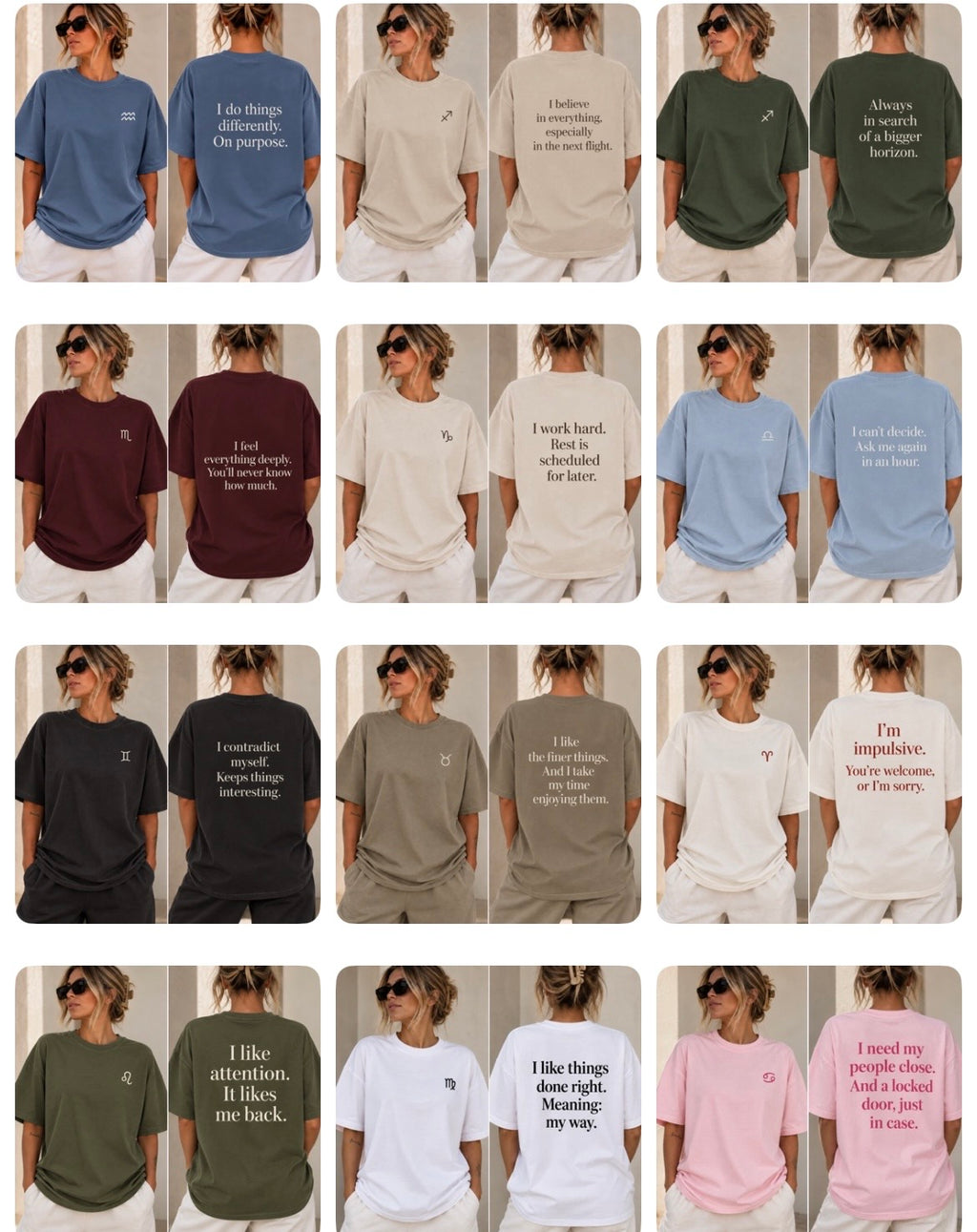 Zodiac Collection — Unisex T-Shirts