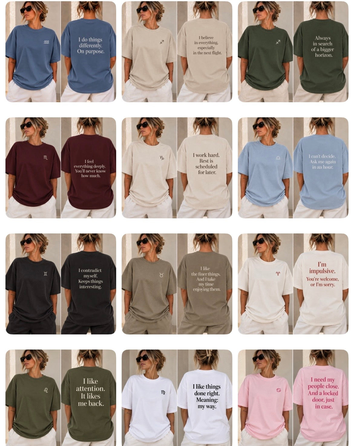 Zodiac Collection — Unisex T-Shirts